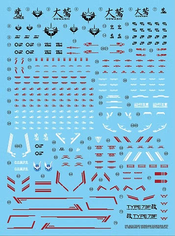 G-REWORK -[RG] AKATSUKI Oowashi Unit (Water Decal)