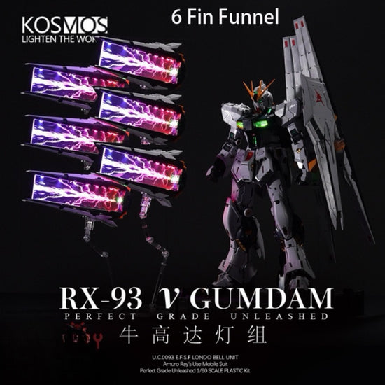Kosmos LED Units for 1/60 PGU RX-93 ν Gundam & 6 Fin Funnel (Pre-Order)