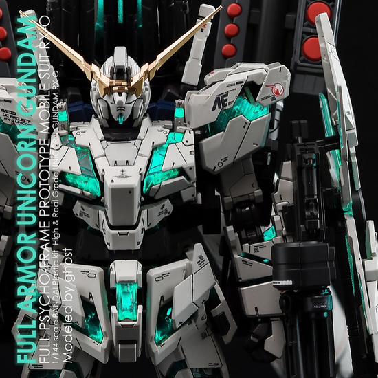 G-REWORK - [RG / HG] Full Armor Unicorn (Water Decal)