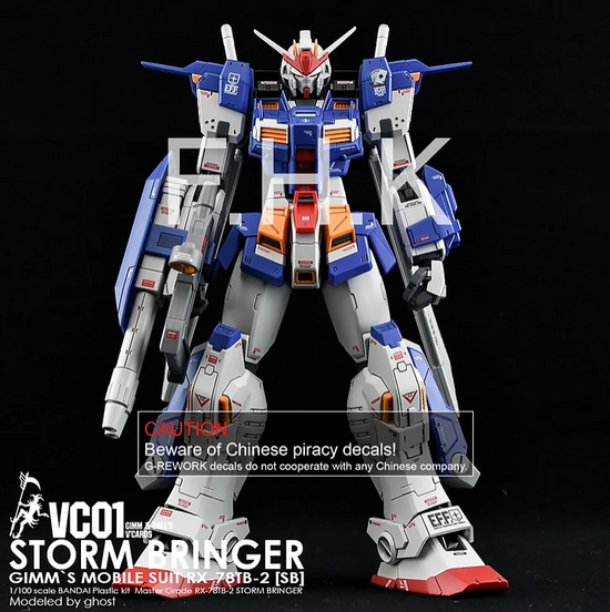 G-Rework - [MG]  RX-78TB-2[SB] Storn Bringer (Water Decal)