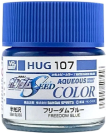 Mr. Color Aqueous HUG107 Gundam SEED Freedom Blue Semi-Gloss (10ml)