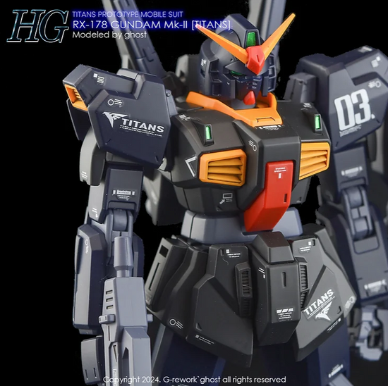 G-REWORK - [HG] RX-178 Gundam Mk-II [Titans] (Water Decal)
