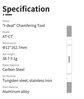 DSPIAE - AT-CT “I-deal” Plastic Chamfering Tool (Multiple Options)
