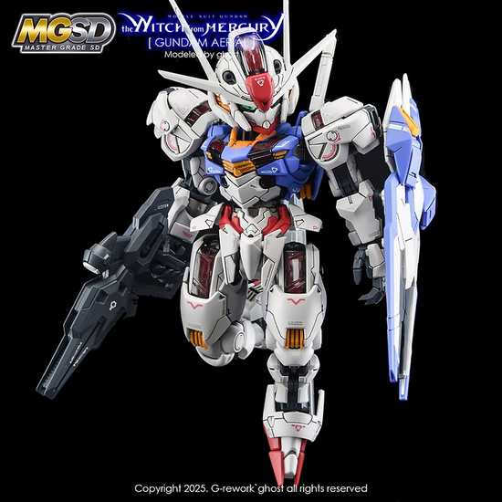 G-REWORK - [MGSD] Gundam Aerial (Water Decal)