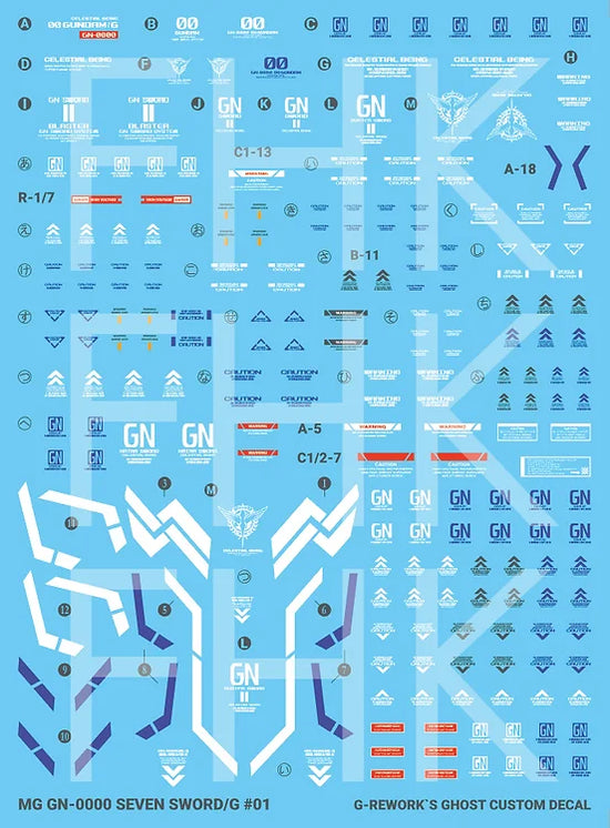 G-REWORK - [MG] OO Seven Sword/G (Water Decal)