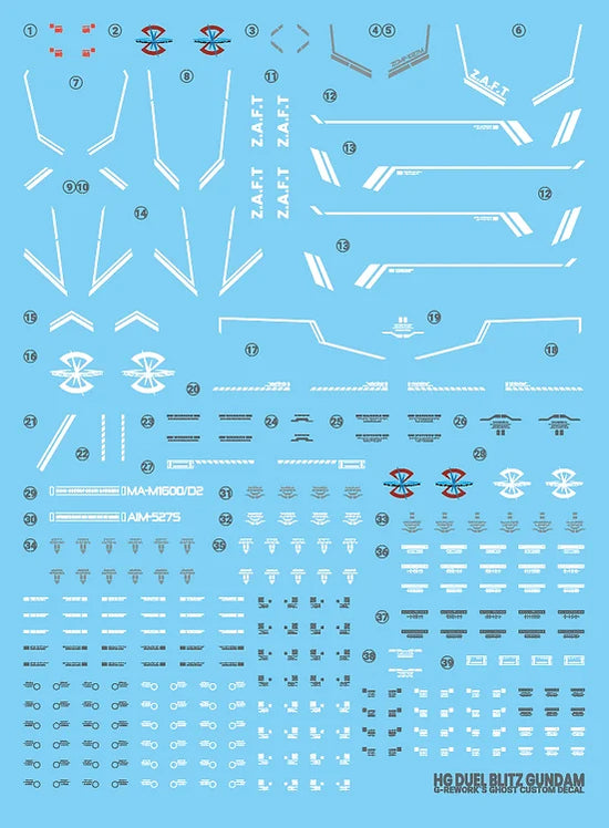 G-REWORK - [HG] ZGMF-1027M Duel Blitz (Water Decal)