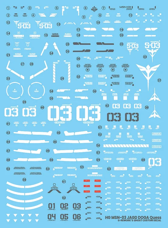 G-REWORK - [HG] MSN-03 Jagd Doga [Quess Paraya] (Water Decal)