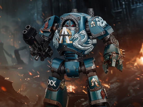 Joytoy The Horus Heresy Alpha Legion Contemptor Dreadnought with Gravis Plasma Cannon