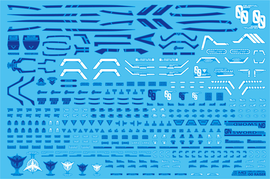 MG OO Raiser (Water Decal)