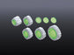 Builders Parts Non-Scale MS Sight Lens Green 01