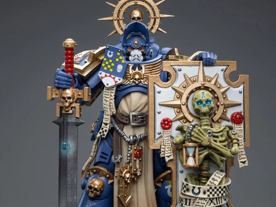 JoyToy WH40K Ultramarines Primaris Captain with Relic Shield and Power Sword