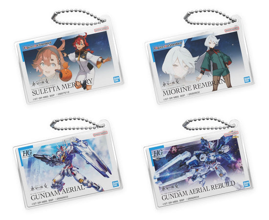 Gunpla Package Art Acrylic Ball Chain Ms Gundam Witch From Mercury