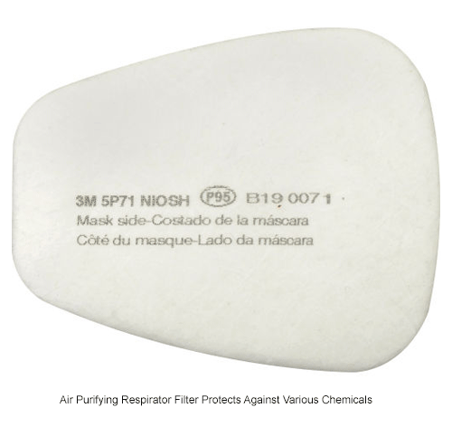 3M 6000 Series Prefilters for Respirator Cartridges (1pc)