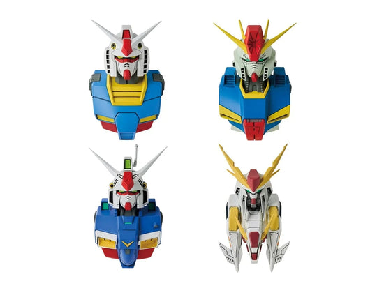 Mobile Suit Gundam Ichibansho Zakka Gundam MS Head Magnet (Box of 4)