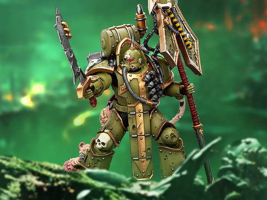 JoyToy WH40K Death Guard Plague Marine Icon Bearer