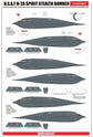Modelcollect USAF B-2A Spirit Stealth Bomber with MOP GBU-57 1:72