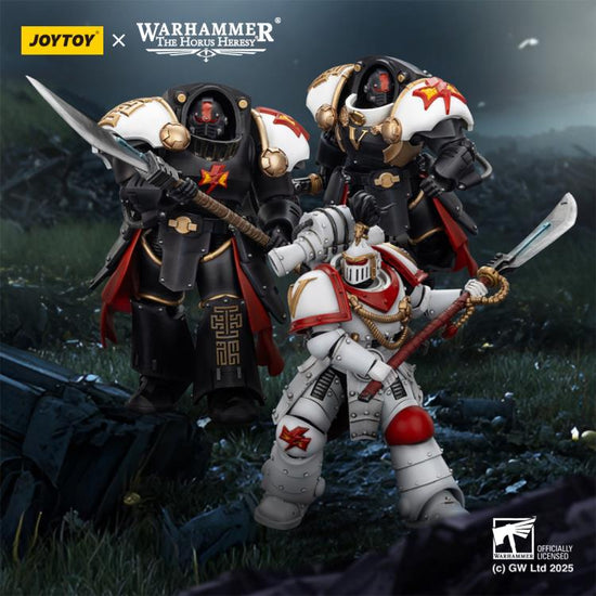 JoyToy The Horus Heresy - White Scars: Ebon Keshig Terminator 1 with Power Glaive
