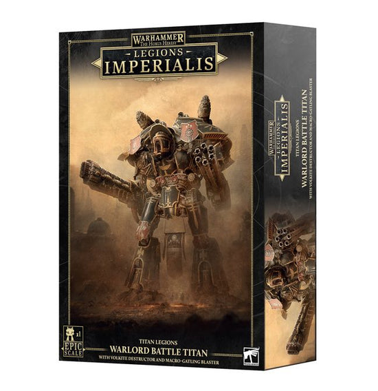 Warhammer The Horus Heresy Legions Imperialis: Warlord Titan with Volkite Destructor and Macro-Gatling Blaster