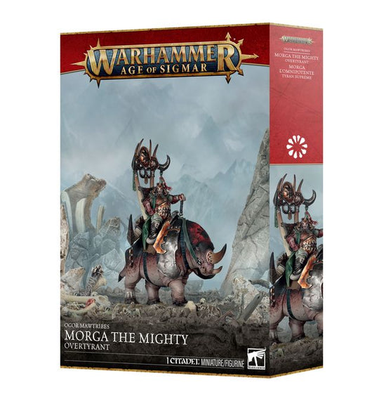 Warhammer Age of Sigmar: Morga the Mighty – Overtyrant / Tyrant on Glutthorn