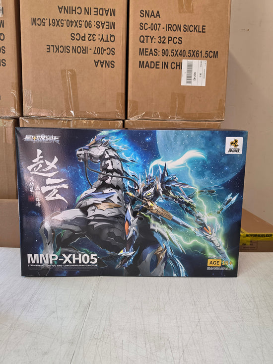 Motor Nuclear MNP-XH05 Zhao Yun and Magnolia White Dragon Horse Model Kit (DAMAGED BOX 5% OFF)