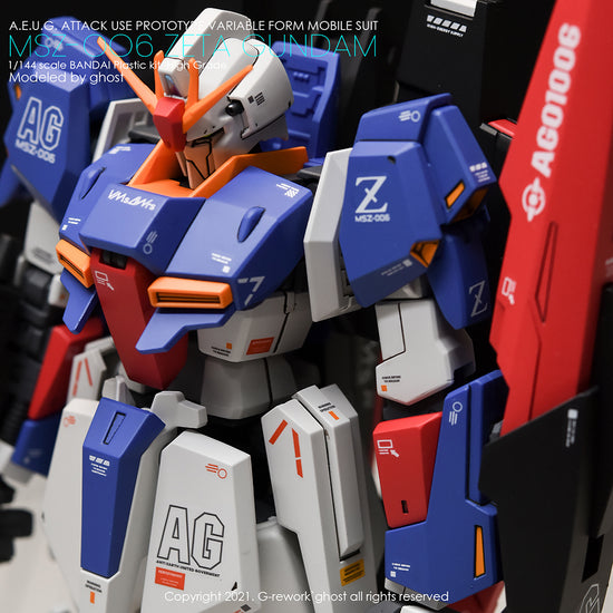 G-REWORK - [HG] Zeta Gundam (Water Decal)