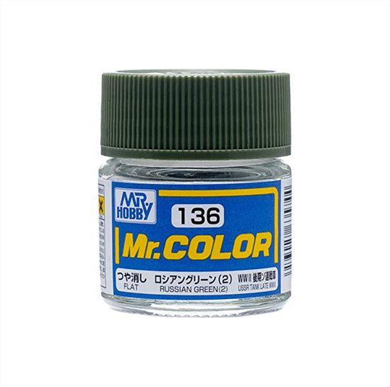 C136 Flat Russian Green (2) (10ml)