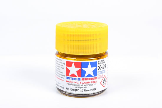 Acrylic Mini X-24 Clear Yellow (10ml)