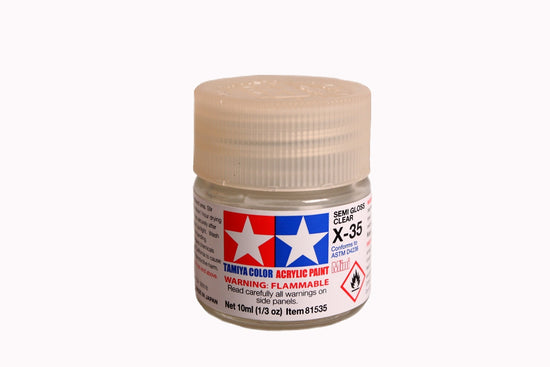 Acrylic Mini X-35 Semi Gloss Clear (10ml)