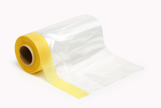 TAPE W/PLASTIC SHEET 150M