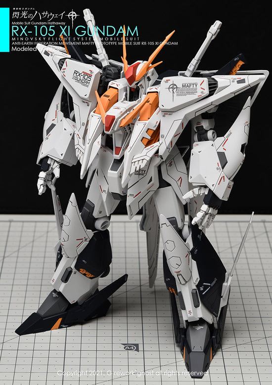 G-REWORK - [HG] RX-105 Xi Ξ Gundam (Water Decal)