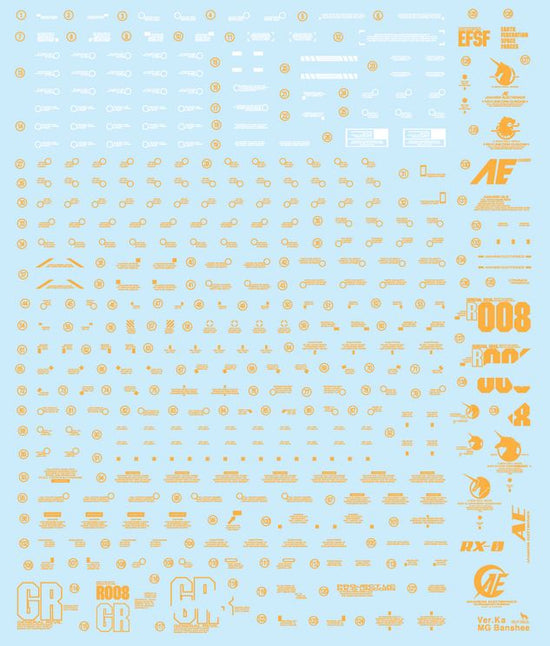 MG Banshee Ver.Ka (Water Decal) (White & Gold) (Holo)