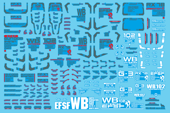 PG RX-78-2 First (Water Decal)