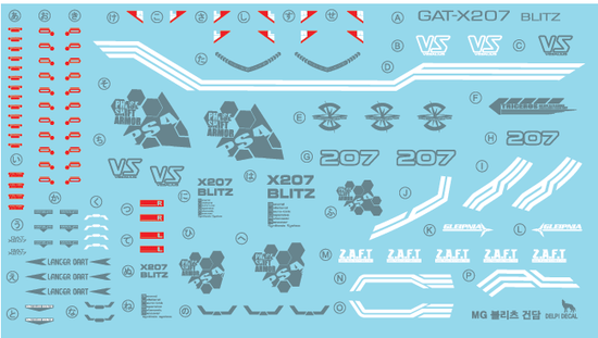 MG Blitz Gundam (Water Decal)