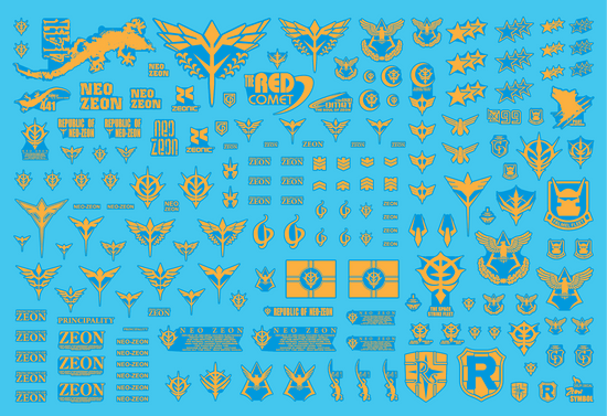 Zeon Universal (Gold) (Holo) (Water Decal)