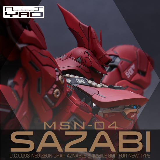 YJL x AnchoreT 1/100 MSN-04 Sazabi ver.Ka 1.0 Conversion Kit