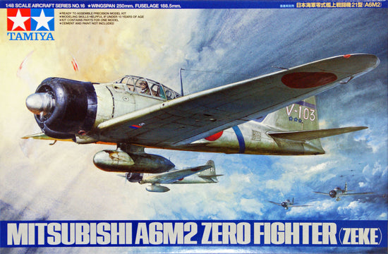 Tamiya Mitsubishi A6M2 ZERO FIGHTER(zeke) 1:48