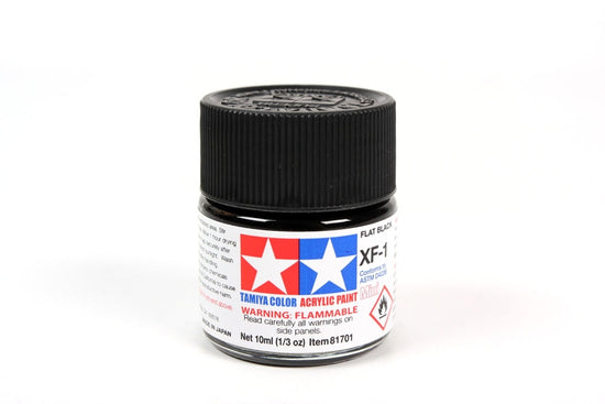Acrylic Mini XF-1 Flat Black (10ml)