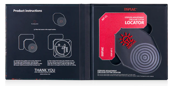 DSPIAE MT-CL Stepless Adjustment Circular Cutter Locator