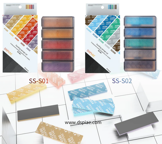 DSPIAE SS-S01/SS-S02 Sponge, Sand Paper
