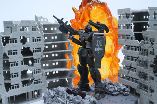 Destroyed Building MS Grade (1/144) (Multiple Options)