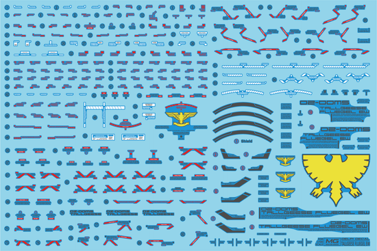 MG Tallgeese Fluegel EW (Water Decal) (Multiple Options)
