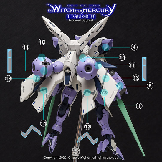 G-REWORK - [HG] [The Witch From Mercury]  Beguir Beu (Water Decal)