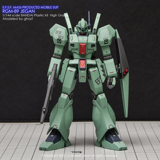 G-REWORK - [HG] RGM-89 Jegan (Water Decal)