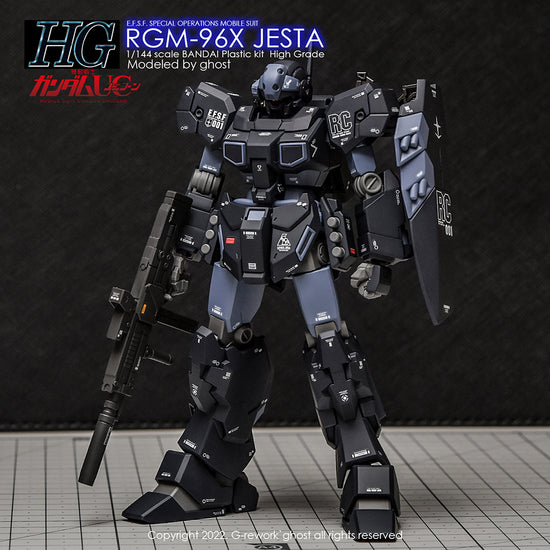 G-REWORK - [HG] RGM-96X Jesta (Water Decal)