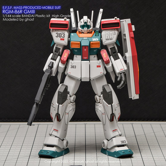 G-REWORK - [HG] RGM-86R GM III (Water Decal)