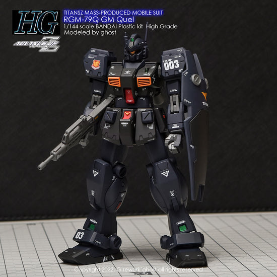 G-REWORK - [HG] RGM-79Q GM Quel (Water Decal)