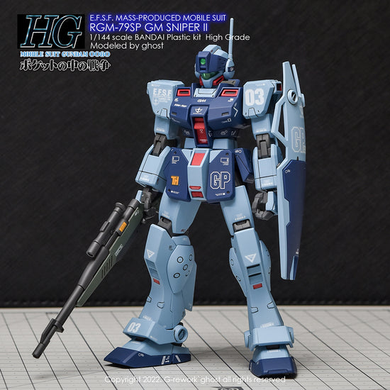 G-REWORK - [HG] RGM-79SP GM Sniper II (Water Decal)
