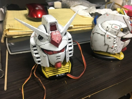 Exceed Head RX-78 Ver. Casval (Gold Holo) (Water Decal)