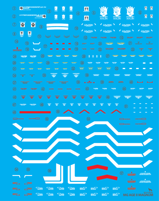 MG AGE-2 Magnum (Holo) (Water Decal)