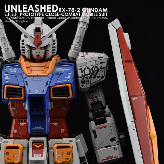 G-REWORK - [PG] Unleashed RX-78-2 Gundam (Water Decal)
